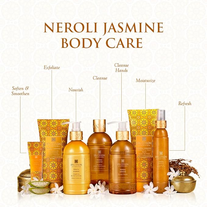 SPA CEYLON Neroli Jasmine Hand And Body Lotion | All Day Nourishment | Daily Moisturizer | Floral Fragrance | Hand and Body Moisturizer-GlimoraGlow