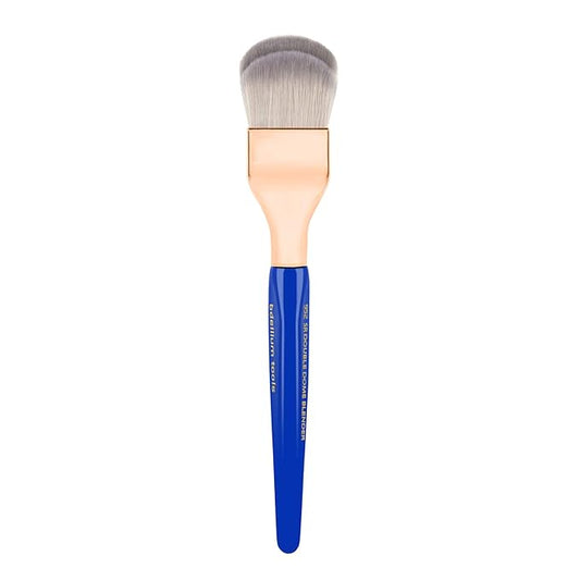 Bdellium Tools Professional Makeup Brush - Golden Triangle 952 Small Rounded Double Dome Blender - With All Vegan and Soft Synthetic Fibers, For Application & Blending (Blue, 1pc)-GlimoraGlow