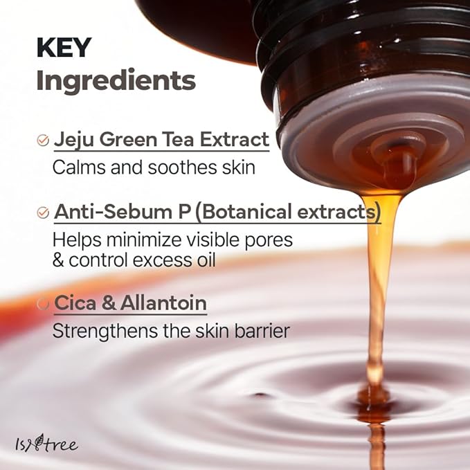 ISNTREE Green Tea Fresh Toner 200ml, 6.76 fl.oz | Korean Skincare | Toner for Oily Skin | Sebum Control | Hydrating and Refreshing-GlimoraGlow