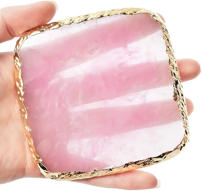 1 Pcs Resin Nail Art Palette Nail Art Cosmetic Mixing Palette Color Mixing Pigment Plate Polish Holder Drawing Color Palette-GlimoraGlow