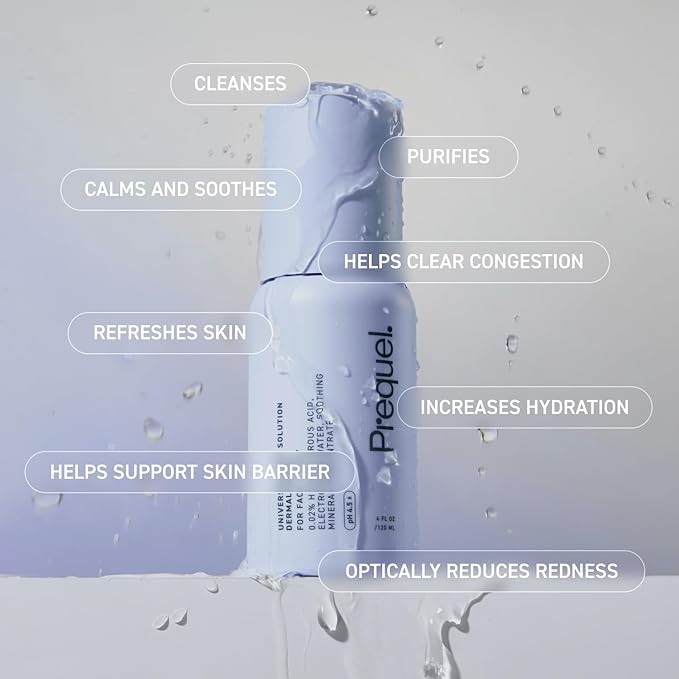 Skin Universal Skin Solution Hypochlorous Acid Spray for Face and Body. HOCL Facial Cleanser and Dermal Spray with Electrolyzed Water and Mineral Complex. pH-Stabilized Skin Care. 4oz-GlimoraGlow