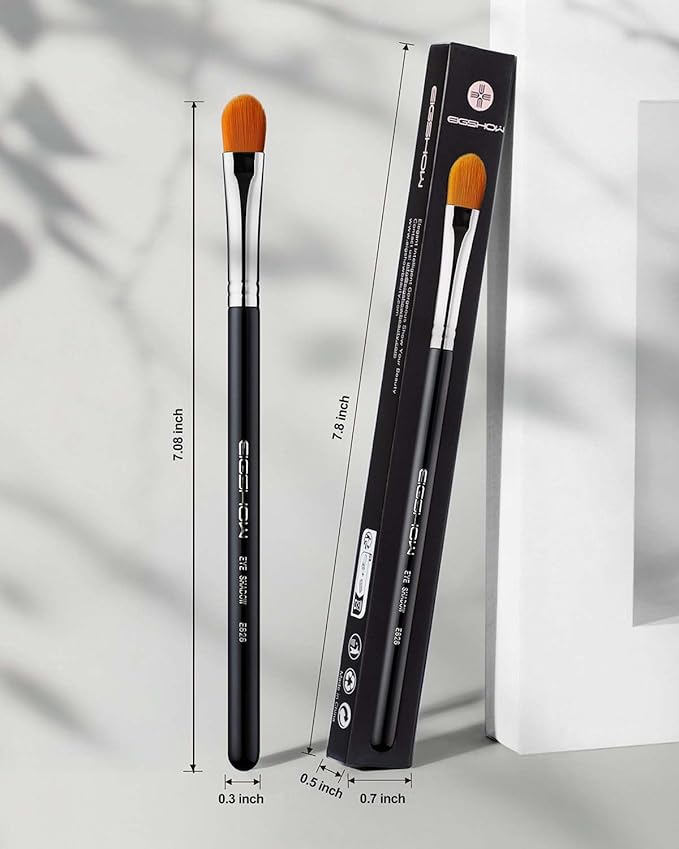 Concealer Brushes, EIGSHOW Eyeshadow Primer Brush for Concealer, Blending, Eyeshadow - Professional Tools for Applying Cream, Liquid Shadows and Eye Primer Base (E828 2piece)-GlimoraGlow