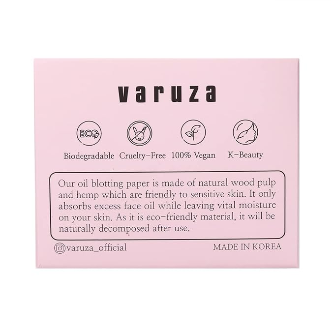 [600 Counts Refills Only] Cherry Blossom Natural Oil Blotting Sheets for Face with Mirror Case and Refills-GlimoraGlow