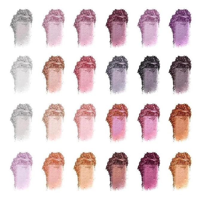 24 Eyeshadow Palette - Festive Vibrant Shimmer Matte Warm Neutral Sparkling Eye shadow Palette (Shanghai)-GlimoraGlow