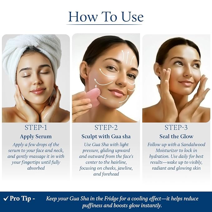 Blue Nectar Bakuchiol Face Serum for Glowing Skin with Gua Sha | Plant-Based Retinol for Face Skincare, Fine Lines, & Dark Circles | Anti-Aging Serum for Women & Men (10 Herbs, 1 Fl Oz)-GlimoraGlow