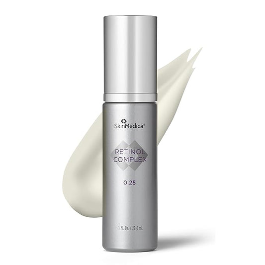 SkinMedica Retinol 0.25 Complex - Retinol Serum for Face, Age-Defying Advanced Retinol Cream That Renews Skin and Diminishes the Appearance of Fine Lines and Wrinkles, 1 Fl Oz-GlimoraGlow