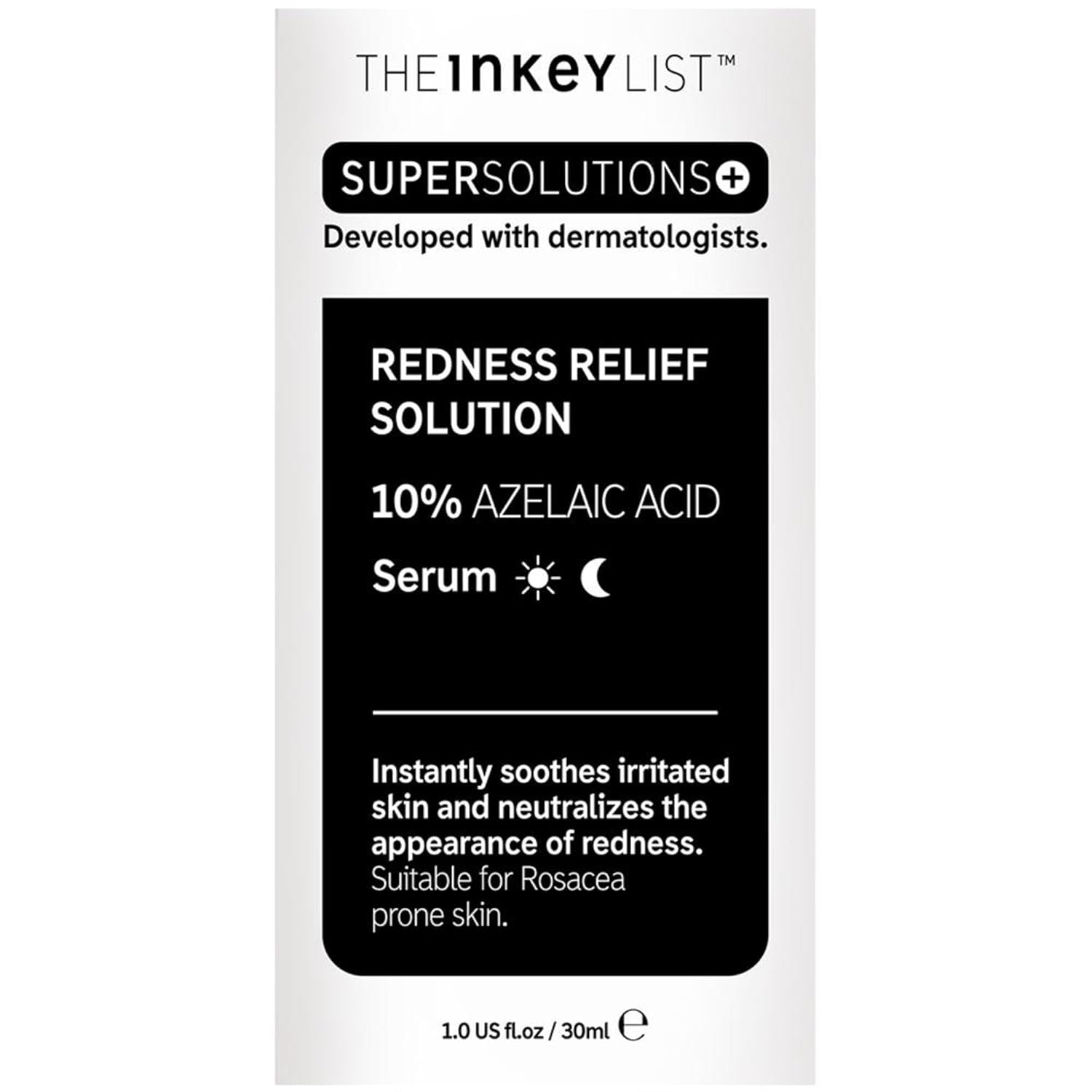 The INKEY List SuperSolutions Azelaic Acid 10% Serum, Fast-Absorbing Formula Helps Reduce Appearance of Redness and Soothes Skin, Leaves No White Cast, 1.01 fl oz-GlimoraGlow