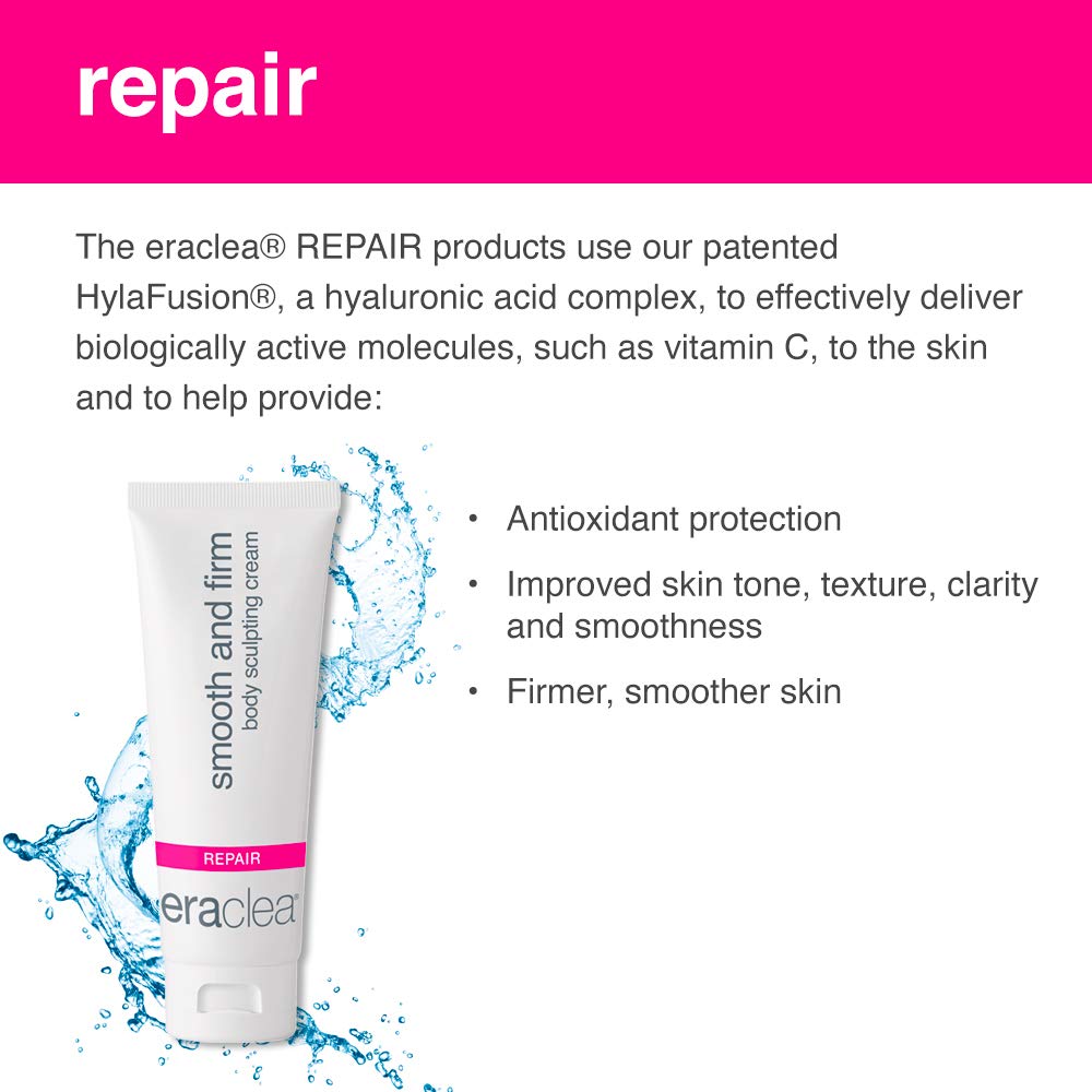 eraclea Smooth & Firm Body Sculpting Cream, Hyaluronic Acid Body Lotion with Seaweed, Herbal Extracts & Antioxidants for Massage, Lymphatic Drainage, and Slimming (4 fl oz)-GlimoraGlow