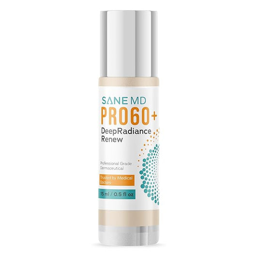 SANE MD PRO60+ DeepRadiance Renew™ Dark Spot Corrector for Face - Even Skin Tone, Radiance and Hydration - Skincare for Adults 60+, 15ml (1 bottle)-GlimoraGlow