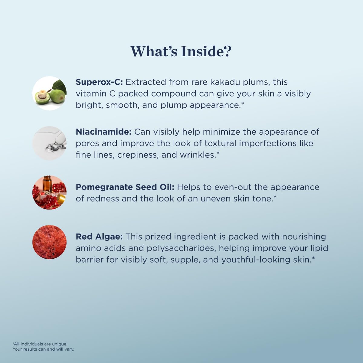 Beverly Hills MD Plump + Glow Vitamin C Serum for Aging Skin- Plumping Anti Wrinkle Lines Formula - Smooth, Firm, Brighten Skin w/Kakadu Plum, Niacinamide, Pomegranate Oil, Red Algae Extracts-GlimoraGlow