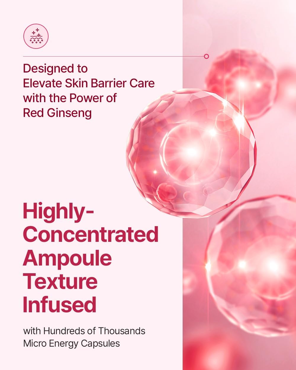 Donginbi Red Ginseng Daily Defense Capsule Ampoule - Glowing Serum, Firming & Skin Barrier Repair Face Mositruzier, Korean Red Ginseng, Skin Care Gifts for Women,1.01 floz / 30 ml-GlimoraGlow