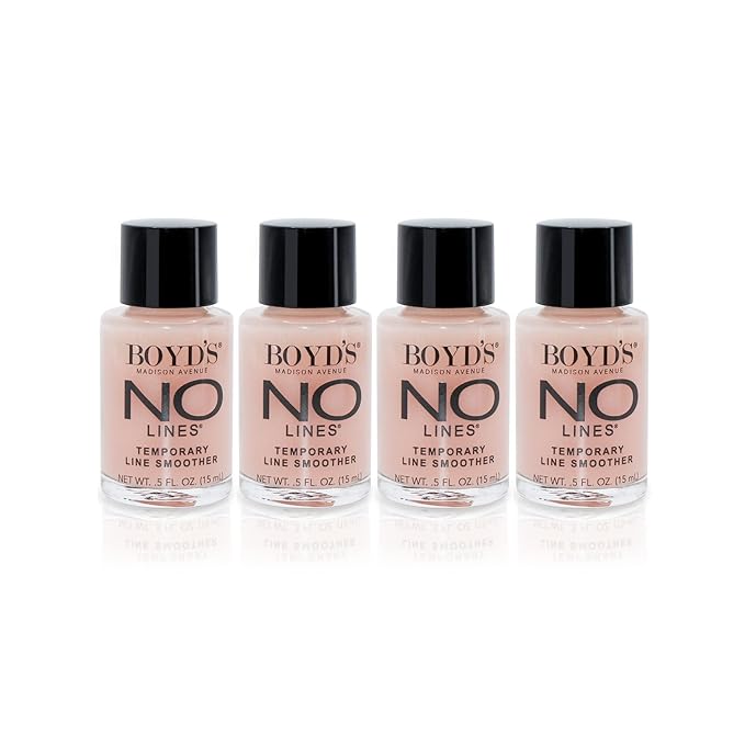 Boyd's Renoir No Lines Temporary Wrinkle Remover- For Forehead, Eyes, Lips, 0.5 fl oz (4 pack)-GlimoraGlow