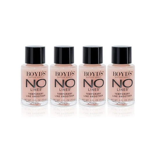 Boyd's Renoir No Lines Temporary Wrinkle Remover- For Forehead, Eyes, Lips, 0.5 fl oz (4 pack)-GlimoraGlow