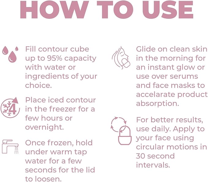 Ice Roller for Face, Ice Face Roller for Eyes, Neck and Cold Therapy for Injuries. Ice Mold for Face Massager, Skin Care. Remove Fine Lines, Shrink Pores, Reduce Acne (White)-GlimoraGlow