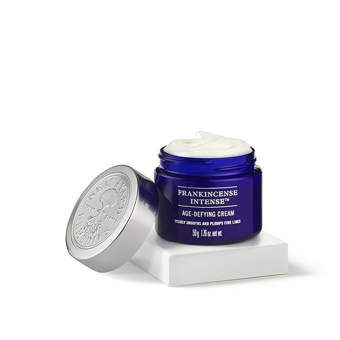 Neal's Yard Frankincense Intense Age Defying Cream with Carnauba Wax, Smoothes & Plumps Fine Lines & Wrinkles, Cruelty-Free, 50g-GlimoraGlow