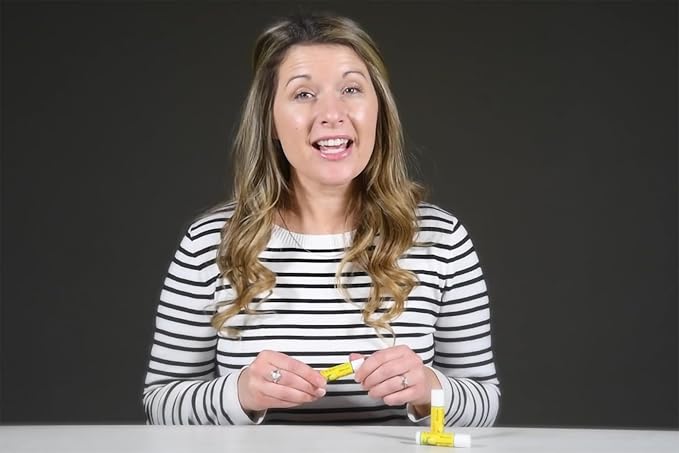 2-Pack Organic Lemon Lip Balm - USDA Certified Organic, 70% Organic Jojoba Oil, Organic Beeswax, Soothes and Softens Dry, Cracked, and Sensitive Lips, Natural Lemon Scent No Taste. 0.15 oz/4.6 gm-GlimoraGlow