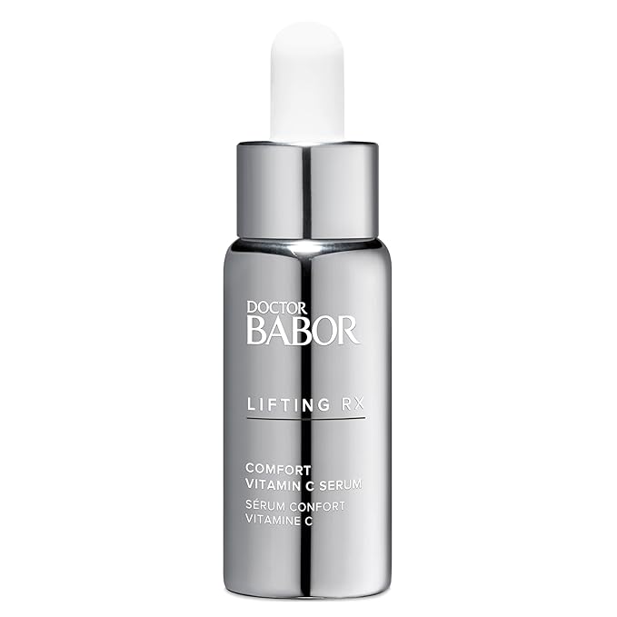 DOCTOR BABOR Lifting RX Comfort Vitamin C Serum, Infused with Hyaluronic Acid to Hydrate & Plump, Even Skin Tone, Reduces Fine Lines & Wrinkles, 20 ml-GlimoraGlow