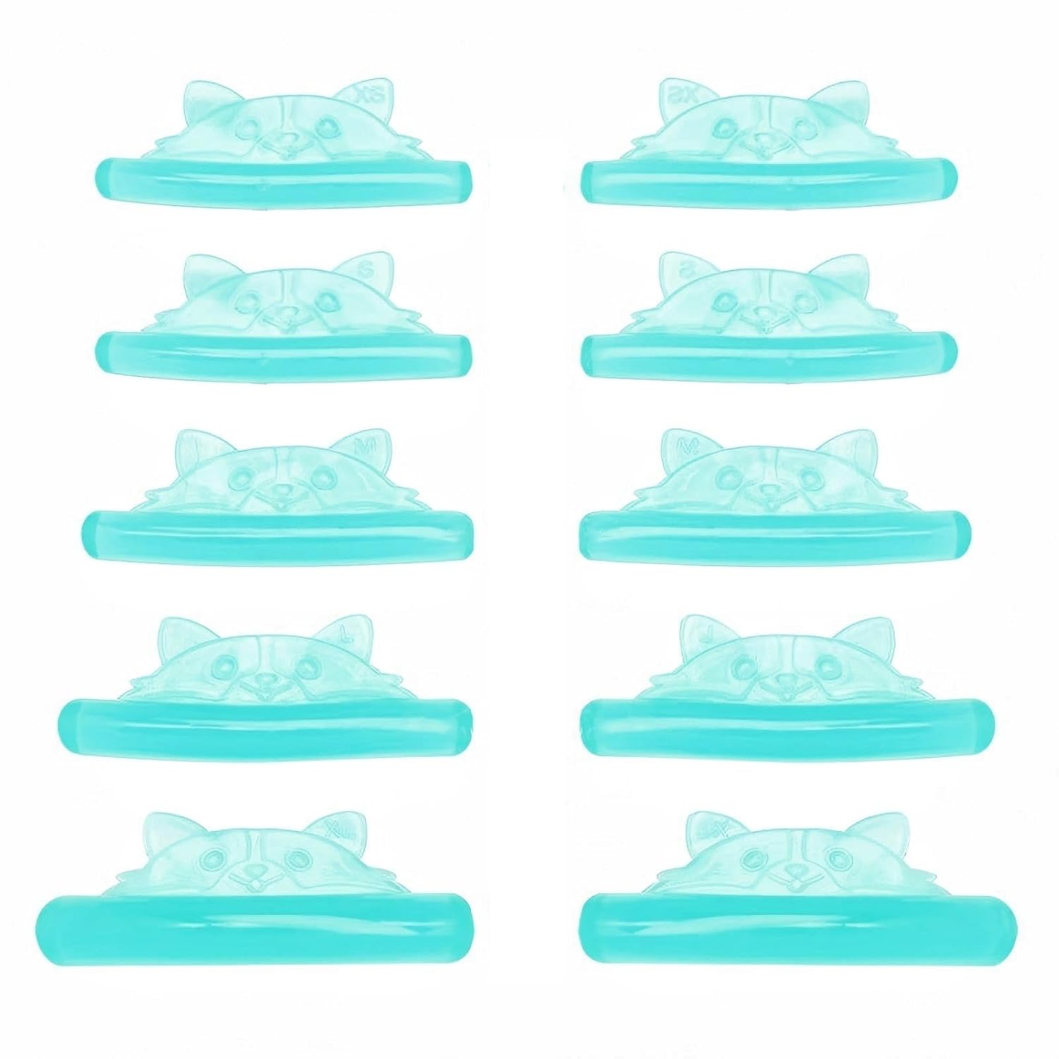 Eyelash Lift Pads Lash Lift Rods Eyelash Perm Silicone Pads 5 Sizes Reusable Soft Lash Lift Shields for Different Length Eyelashes Perfect Lifting-GlimoraGlow