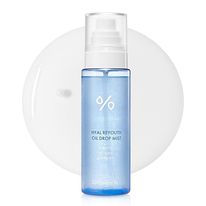 leegeehaam Dr.Ceuracle Hyal Reyouth Oil Drop Mist (125ml / 4.22 fl. oz.) - Facial Serum Mist with Hyaluronic Acid, Panthenol, Fructan, Soothing and Hydrating for All Skin Types-GlimoraGlow
