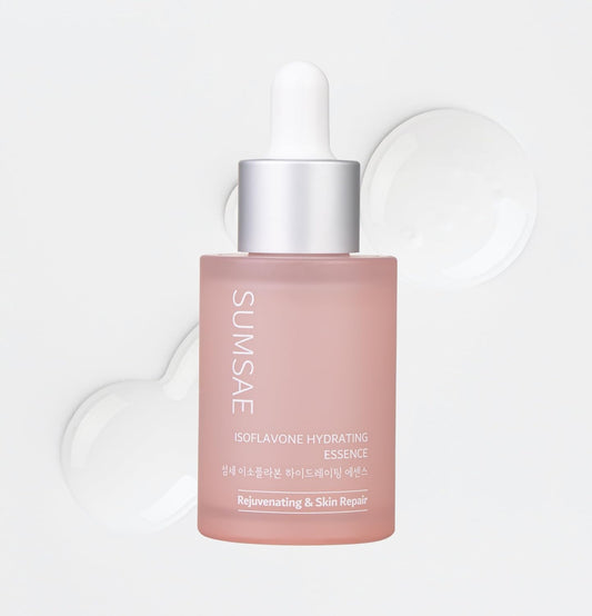 Isoflavone Hydrating Essence - Korean Skin Care with Polyglutamic Acid γ PGA from Korean Fermented Soybeans Hydrating and Firming Essence 30ml/1.01 fl.oz.-GlimoraGlow