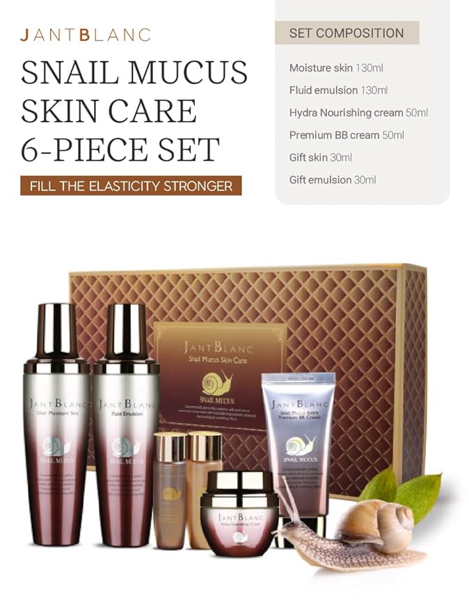 Jantblanc Snail -Mucus Skin Care Set (Skin Care 4 Set)-GlimoraGlow