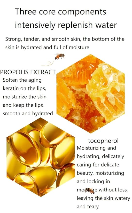 2 Pcs Honey Pot Lip Balm, Moisturizing Restors Moisture Bee Lip Mask for Dry Lips Lip Mask.(Honey)-GlimoraGlow