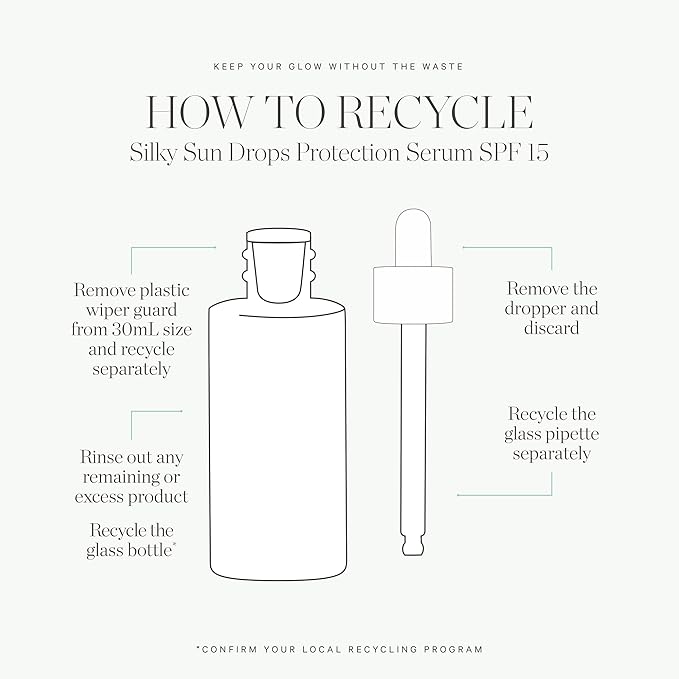 KORA Organics Silky Sun Drops, Mineral Sunscreen Serum SPF 30 with Reef-Safe Non-Nano Zinc Oxide, UVA/UVB Protection, Certified Organic, Cruelty Free, 1.01 oz-GlimoraGlow