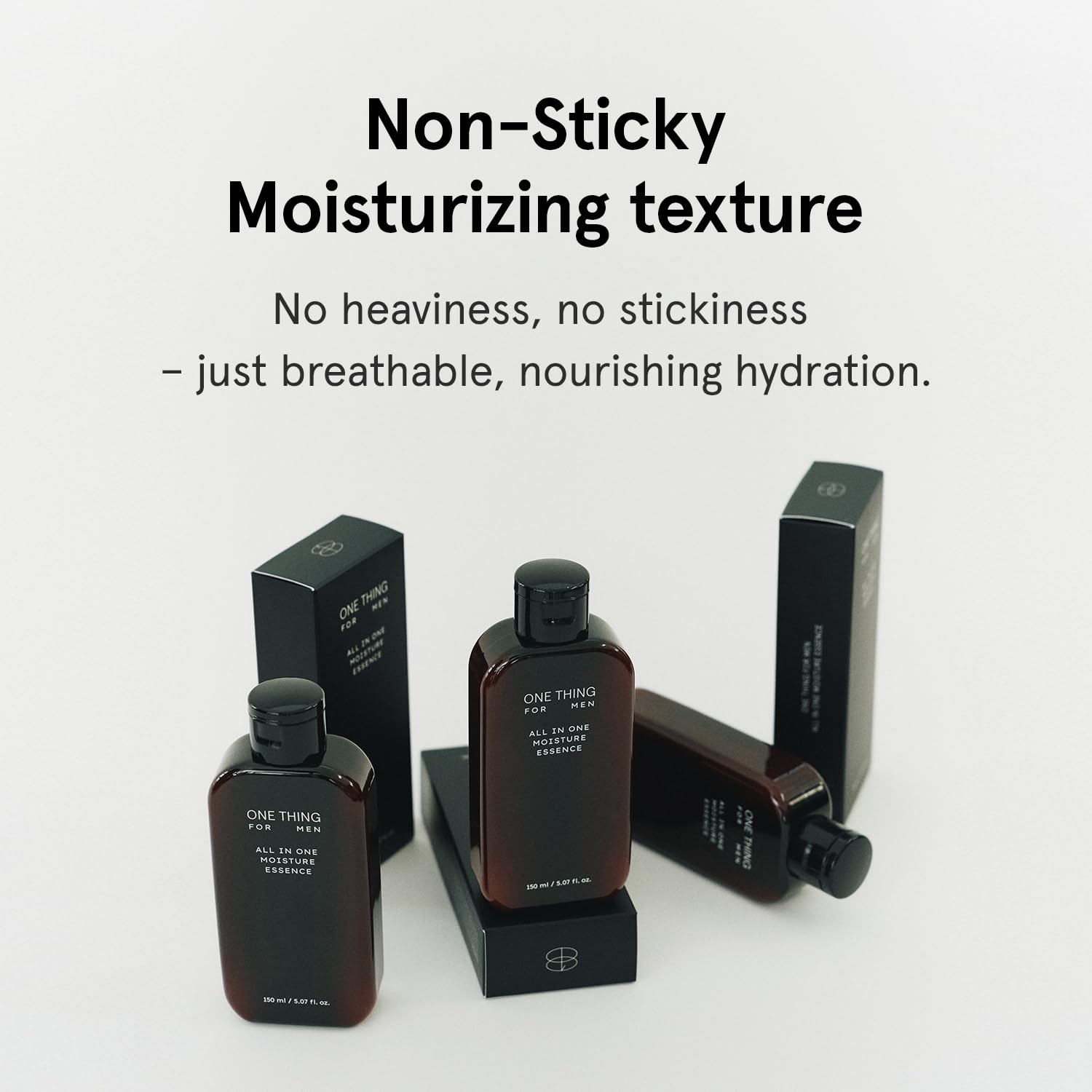 ONE THING FOR MEN All in One Moisture Essence 5.07 Fl Oz | 4-in-1 Soothing Mens Face Moisturizer, Toner, Aftershave Lotion, Daily Hydrating Serum, HA Hyaluronic Acid, Barrier Relief | Korean Skin Care-GlimoraGlow