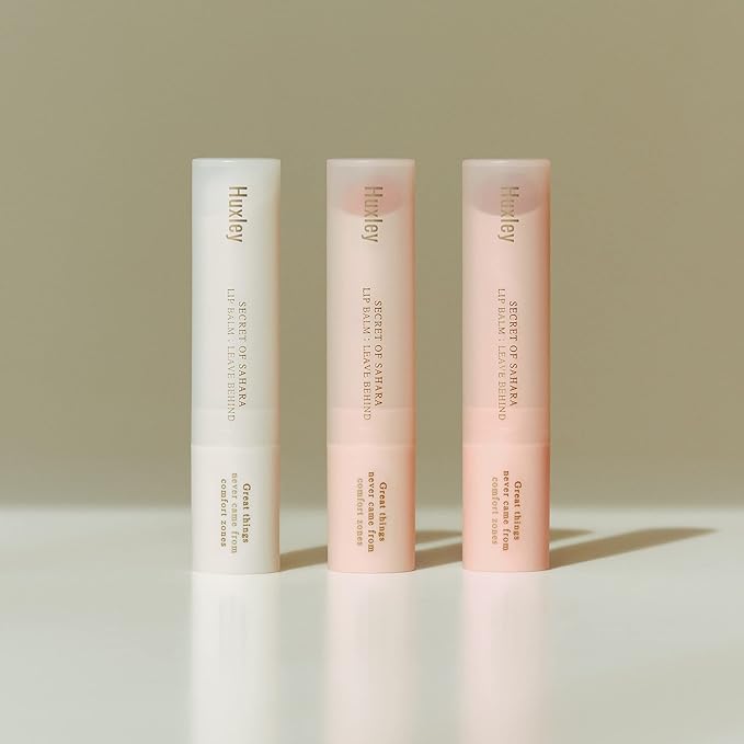 Huxley LIP BALM ; LEAVE BEHIND 1 MOROCCAN LINEN-GlimoraGlow