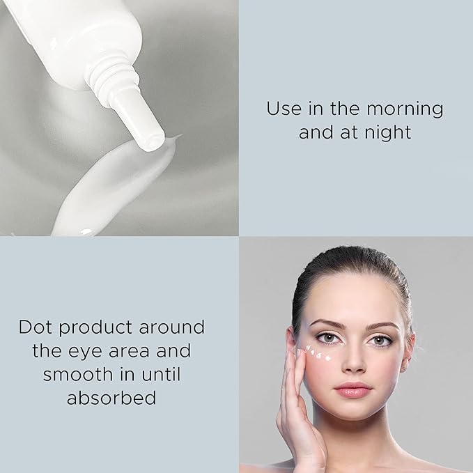 Japanese Anti Aging Firming Eye Cream - Anti Wrinkles & Puffiness - Minimize Bags Under Eyes Fine Lines & Dark Circles - Hydrating and Brightening with Collagen & Arginine (0.35 Fl Oz -10 g)-GlimoraGlow