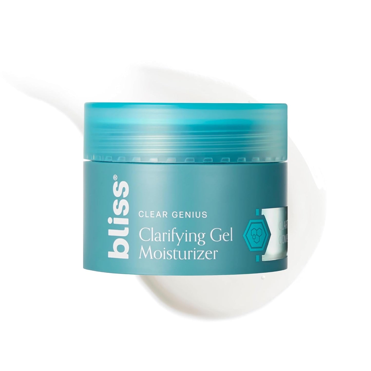 Bliss Clear Genius Clarifying Gel Moisturizer with CLARITY 5 Complex | Salicylic Acid, Niacinamide & Witch Hazel for Blemish-Prone Skin, 1.7 fl oz-GlimoraGlow