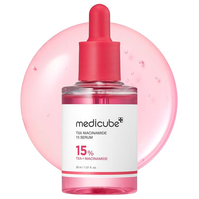 medicube TXA+Niacinamide 15% Glow Facial Serum for After Spot Care | All-in-One Daily Korean Skincare | Uneven Skin Tone, Texture, and Hydration Care | High-Potency Tranexamic Acid 5% | 1.01 fl.oz-GlimoraGlow