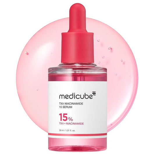 medicube TXA+Niacinamide 15% Glow Facial Serum for After Spot Care | All-in-One Daily Korean Skincare | Uneven Skin Tone, Texture, and Hydration Care | High-Potency Tranexamic Acid 5% | 1.01 fl.oz-GlimoraGlow