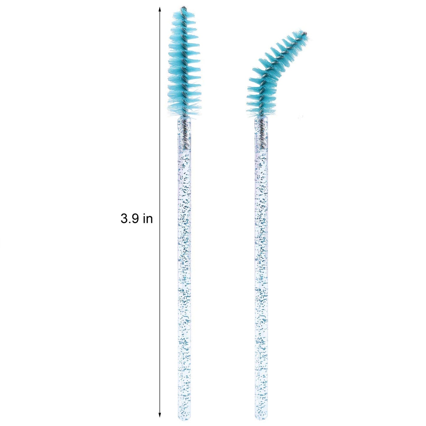 Tbestmax 1000 Disposable Mascara Wands Eyelash Brush Spoolies for Eyebrow Eye Lash Extension Blue-GlimoraGlow