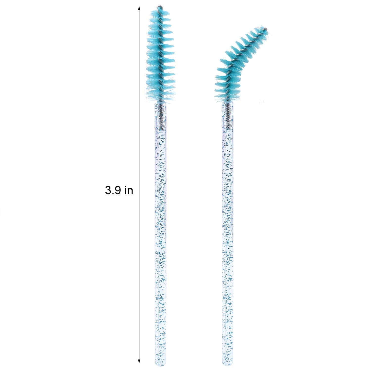 Tbestmax 1000 Disposable Mascara Wands Eyelash Brush Spoolies for Eyebrow Eye Lash Extension Blue-GlimoraGlow