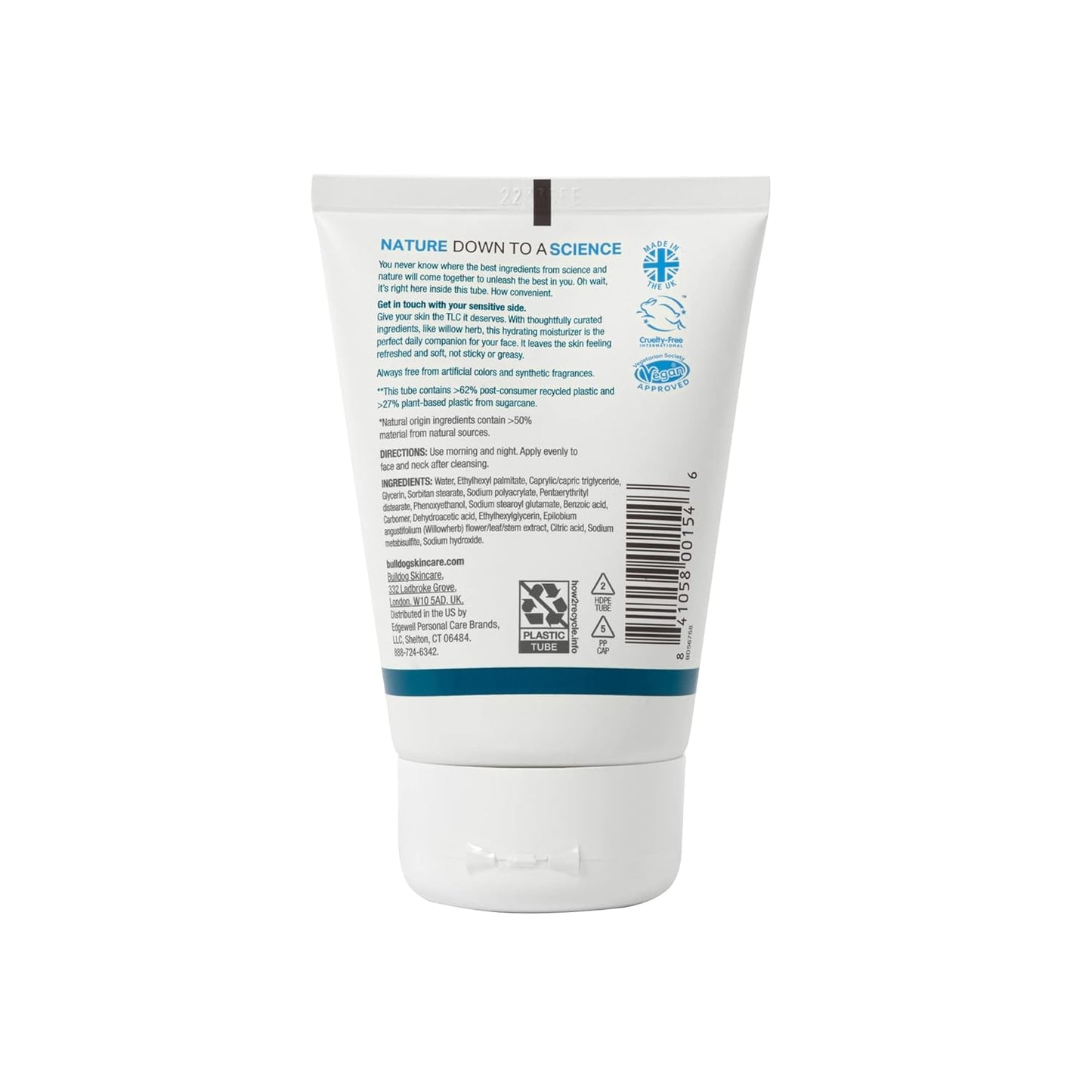 BULLDOG Mens Skincare and Grooming Face Moisturizer Fragrance Free, Sensitive, 3.3 Fluid Ounce-GlimoraGlow