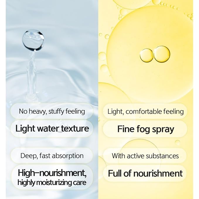 LALACHUU Glow Mist Serum – Hydrating & Soothing Face Mist Artemisia, Centella Asiatica, Evening Primrose, Korean Skin Care, Made in Korea, for Sensitive Skin (Radiance, 3.38 oz)-GlimoraGlow