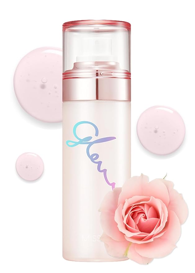 MISSHA Glow Skin Balm To Go Mist, 4-in-1 Hydrating, Refreshing, Makeup-Enhancing, Portable Dewy Glow Spray-GlimoraGlow