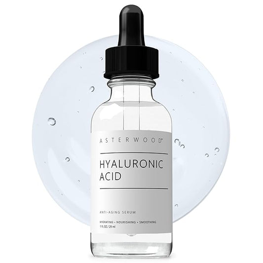 Asterwood Hyaluronic Acid Serum for Face - Plumping, Anti-Aging, Hydrating - Fragrance-Free - 1 Fl Oz-GlimoraGlow