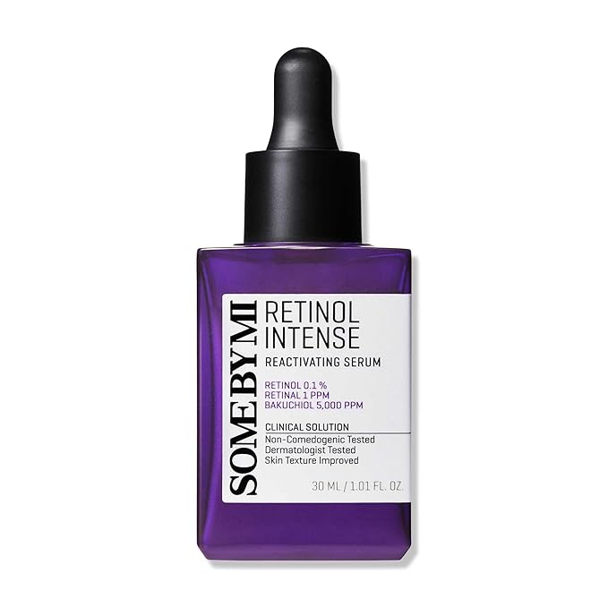SOME BY MI Retinol Intense Reactivating Serum – 1.01oz, 30ml – Korean Bakuchiol Retinol Serum for Face Firming – Improves Signs of Aging, Minimizes Pore Size & Refines Skin Texture – Korean Skin Care-GlimoraGlow