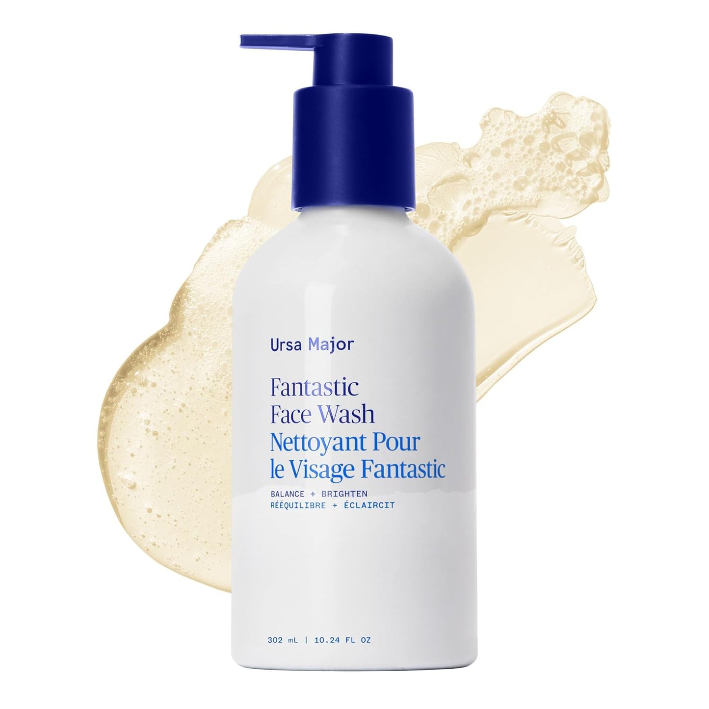 Ursa Major Fantastic Face Wash | Natural, Vegan & Cruelty Free | Daily Foaming Facial Cleanser for Men & Women | 10.24 oz-GlimoraGlow