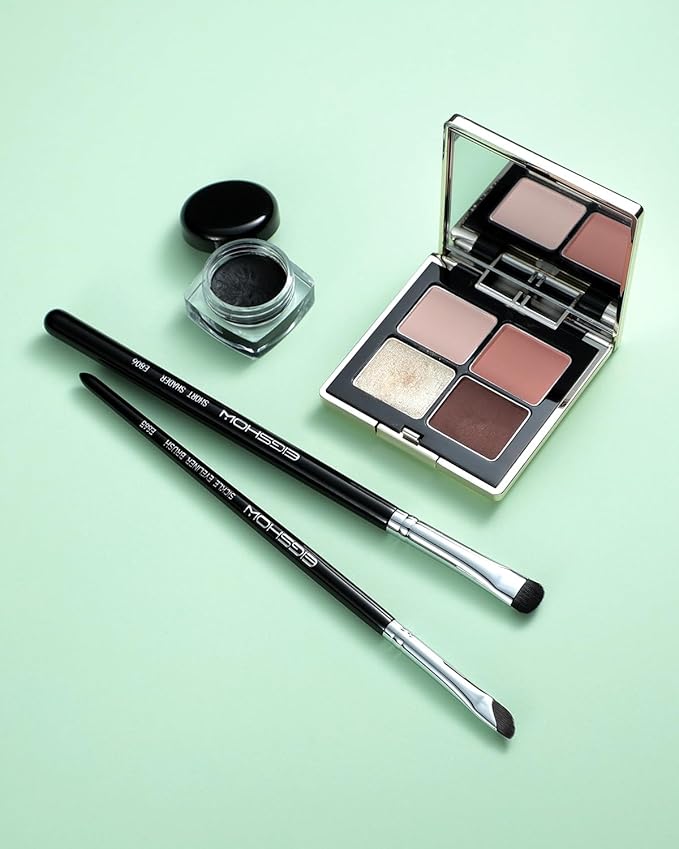 EIGSHOW Eyeshadow Smudge Brush & Eyeliner Brush, High-End Precision Eye Makeup Tools for Blending Cat Eye, Winged Liner (E865&E806)-GlimoraGlow