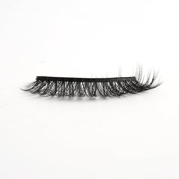 SUNWELL False Eyelashes 12mm Mink Lashes Natural Look 3D Faux Mink Eye Lashes Soft Reusable Luxury Volume Fake Eyelashes 10 Pairs Pack-GlimoraGlow