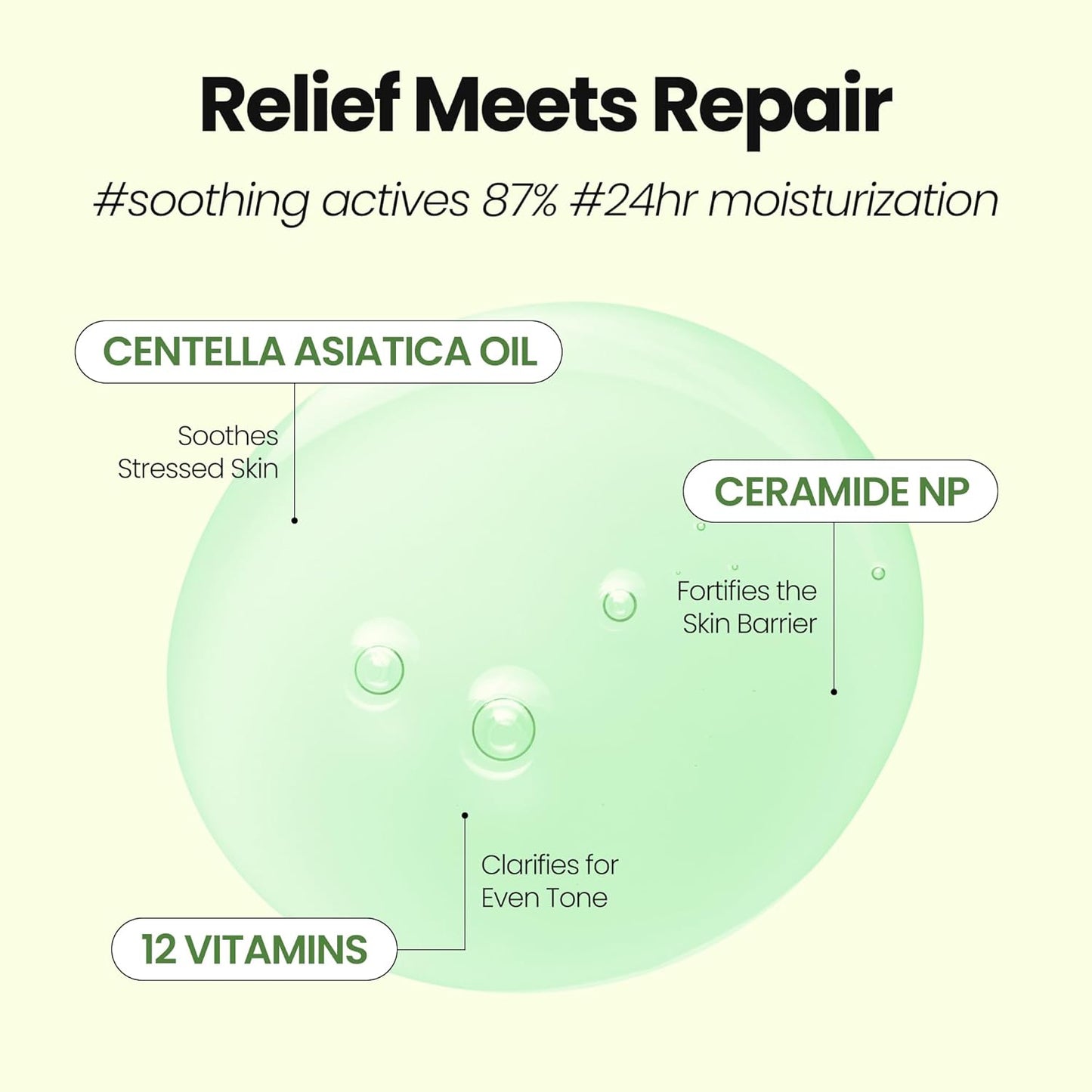 [K-Beauty] Cica Biome Oil to Foam - All-in-One Korean Face Wash OilBased Foaming Facial Cleanser - Deeply Hydrating & Moisturizing Makeup Deep Cleansing Oil for Sensitive Skin (3.88 fl oz)-GlimoraGlow