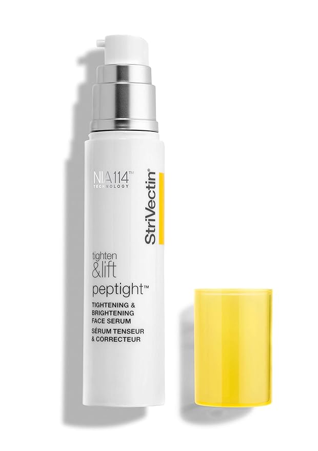 StriVectin Tighten & Lift Peptight Tightening & Brightening Face Serum with Peptides for Even Skin Tone, 1.7 Fl Oz-GlimoraGlow