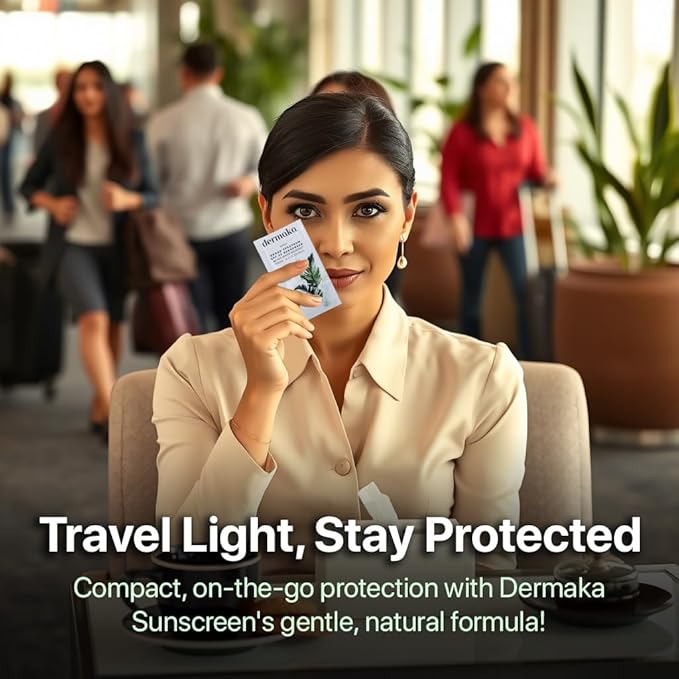 Mineral Tinted Sunscreen SPF 42 for Face – 5ml 25 Packets with Zinc Oxide & Titanium Dioxide – Water Resistant 80 Min – Moisturizes & Soothes – Beach Must Haves, Travel Essentials, Party Favor-GlimoraGlow