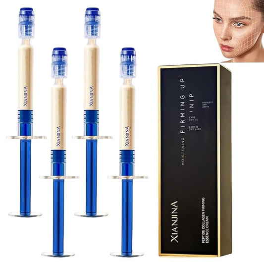 Polypeptide Collagen Elastic Essence Cream - Xianjina Anti-Wrinkle Firming Face Lotion for Women with Micro-Molecular Peptides (4PC)-GlimoraGlow