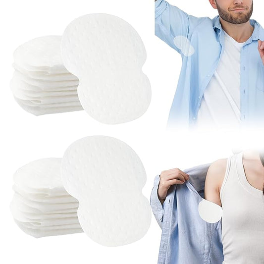 200PCS Underarm Sweat Pads for Women Men, Disposable Ultra-Absorbent Invisible Arm Pit Sweat Guards-GlimoraGlow