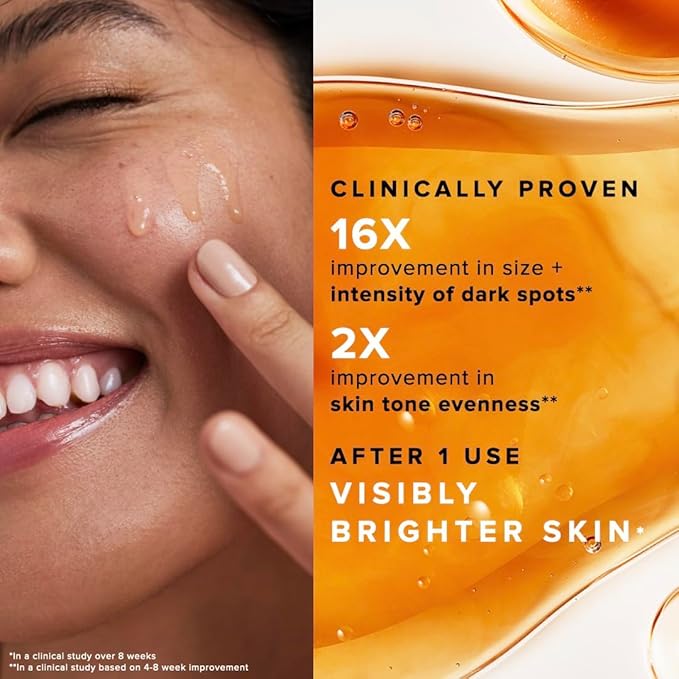 Farmacy 10% Vitamin C Serum for Face - Brightening Vitamin C Face Serum to Firm + Smooth Skin Texture - L Ascorbic Acid + Tangerine Peel Infused Skin Care to Hydrate and Even Skin Tone (30ml)-GlimoraGlow