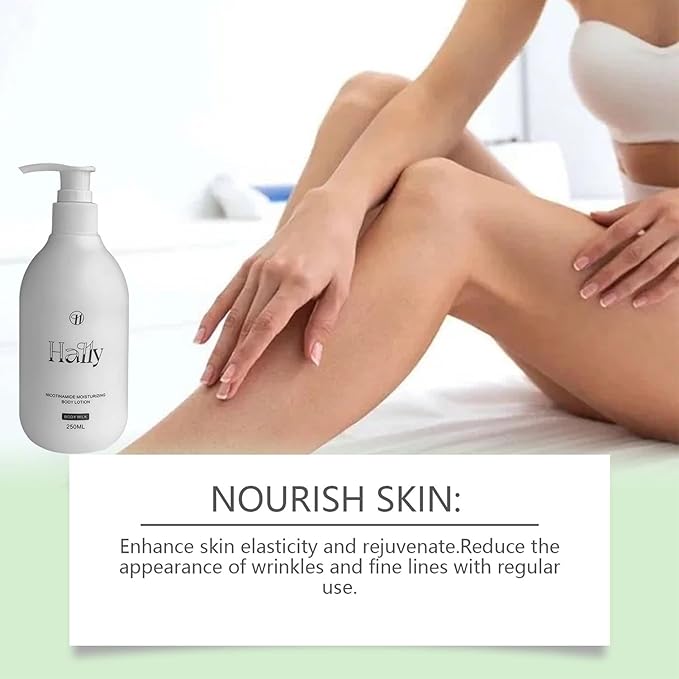 Body Lotion from Korea Whitening Remove Dark Spots, Original Niacinamide Whitening Body Lotion for Dry, Rough & Sensitive Skin, Moisturizing & Nourishing (2)-GlimoraGlow
